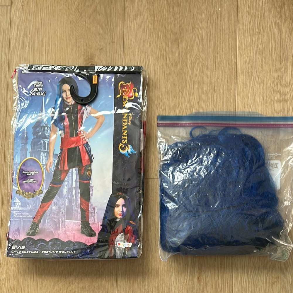 Disney Descendants 3 Evie Costume with Wig - Sm (4-6)